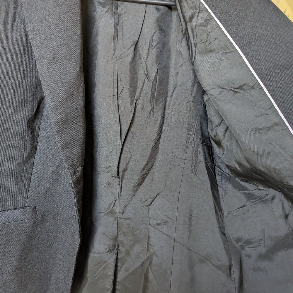 J. Crew Wool Black Blazer Suit Jacket Women's Size 2 - Picture 2 of 10